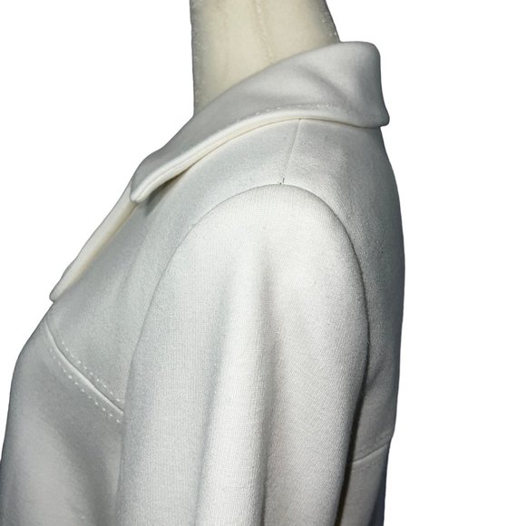 SANDRO Sportswear White Cropped Jacket Size Medium - Picture 8 of 10
